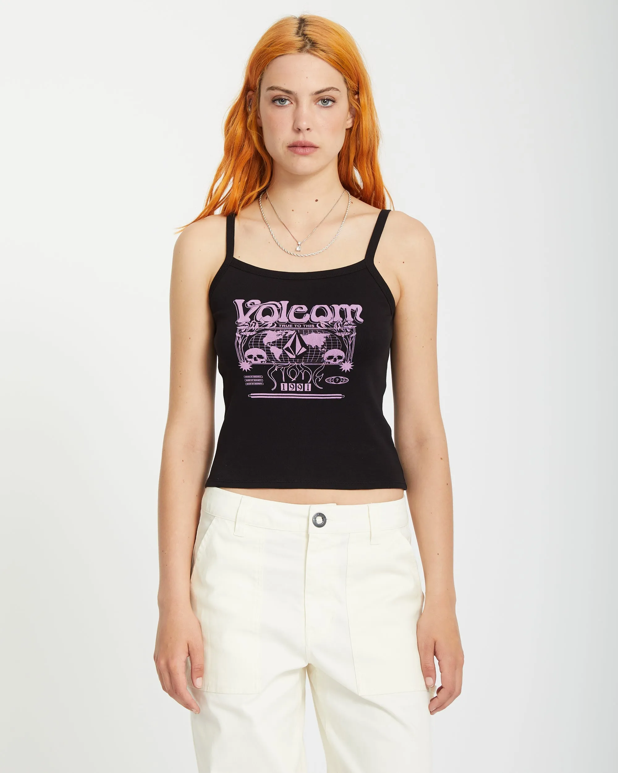 1991 Strappy Tank Top - BLACK